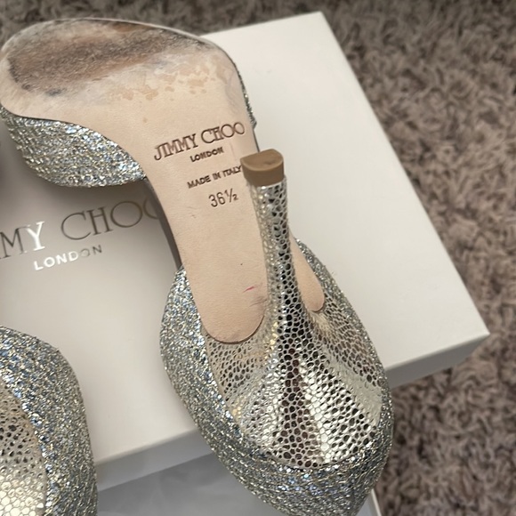 Jimmy Choo Logan D’Orsay Heels champagne - Picture 4 of 8